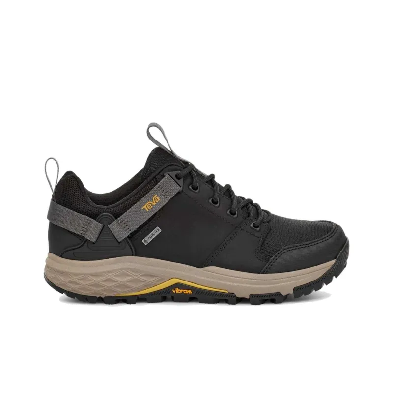 Teva Grandview Gore-Tex Hiking Slip-Resistant Breathable Low-Top Hiking Trekking Shoes Women's Black Yellow-1