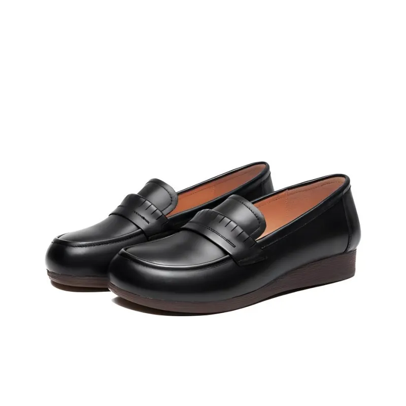 AOKANG Loafers Women's Black, Brown-2