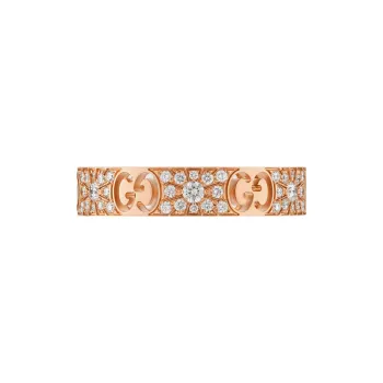 GUCCI 18K Rose Gold Rings Women's