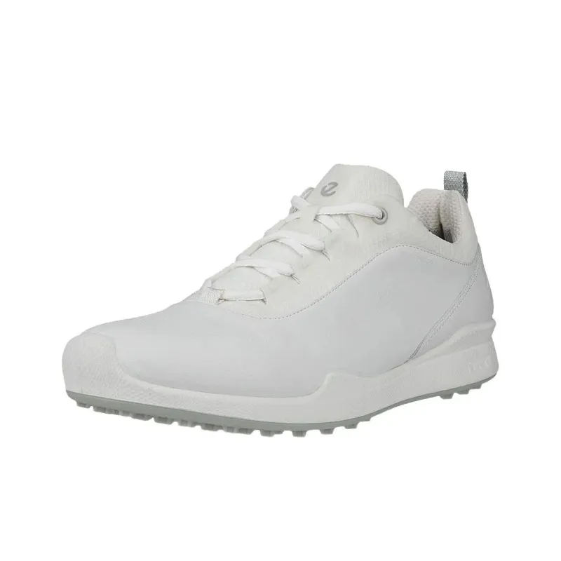 Ecco Slip Resistant Low Top Golf Shoes Men's White-1