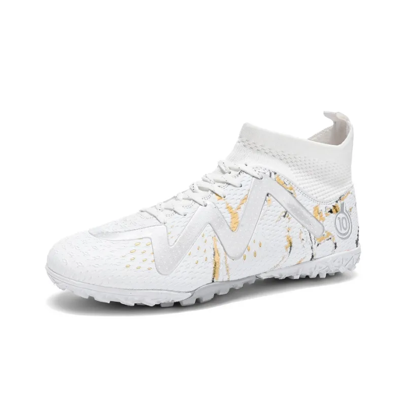 GERTOP Cushioning Anti-Slip Wear-Resistant Breathable Balance Lightweight Soccer Shoes Unisex-22