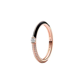 Pandora ME Copper Silver Alloy Rings Women's