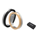 Silver Black+Silver Gold 1 Pair