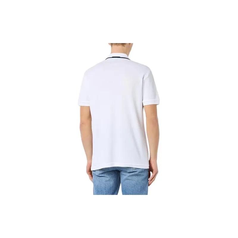 HUGO BOSS Logo print Cotton Polo Shirt-1
