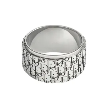 DIOR 925 Sterling Silver Rings Unisex Silver
