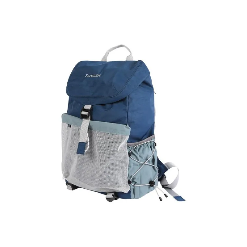 ACMEITEM Polyamide Backpack Regular Unisex Yellow Green/Dark Blue/Army Green-3
