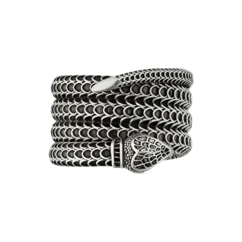 GUCCI 925 Sterling Silver Rings Unisex
