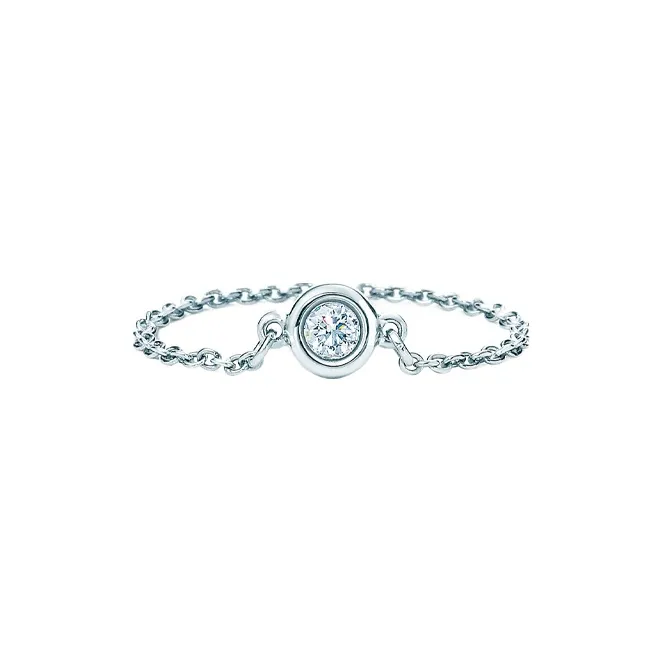 TIFFANY & CO. Elsa Peretti® Platinum Rings Unisex Silver-0