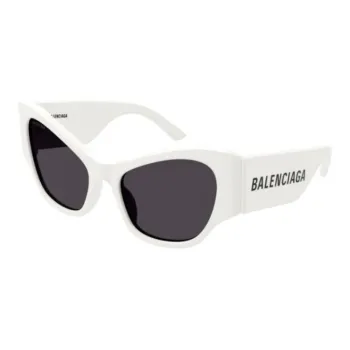 Balenciaga Acetate Cat Eye Sunglasses Women's White