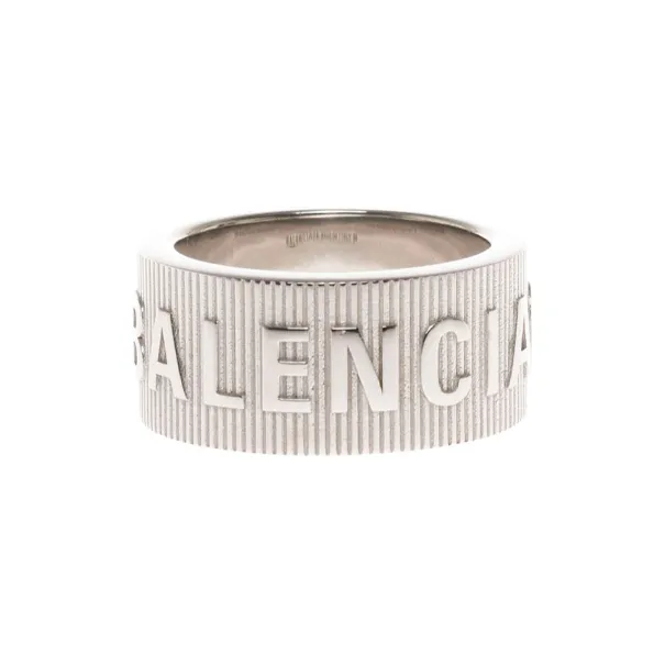 Balenciaga 925 Sterling Silver Rings Unisex Silver-0
