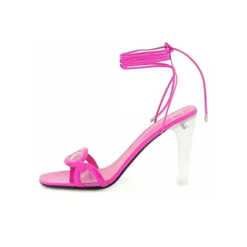 Valentino Square Toe Ankle Strap Sandals Women's
