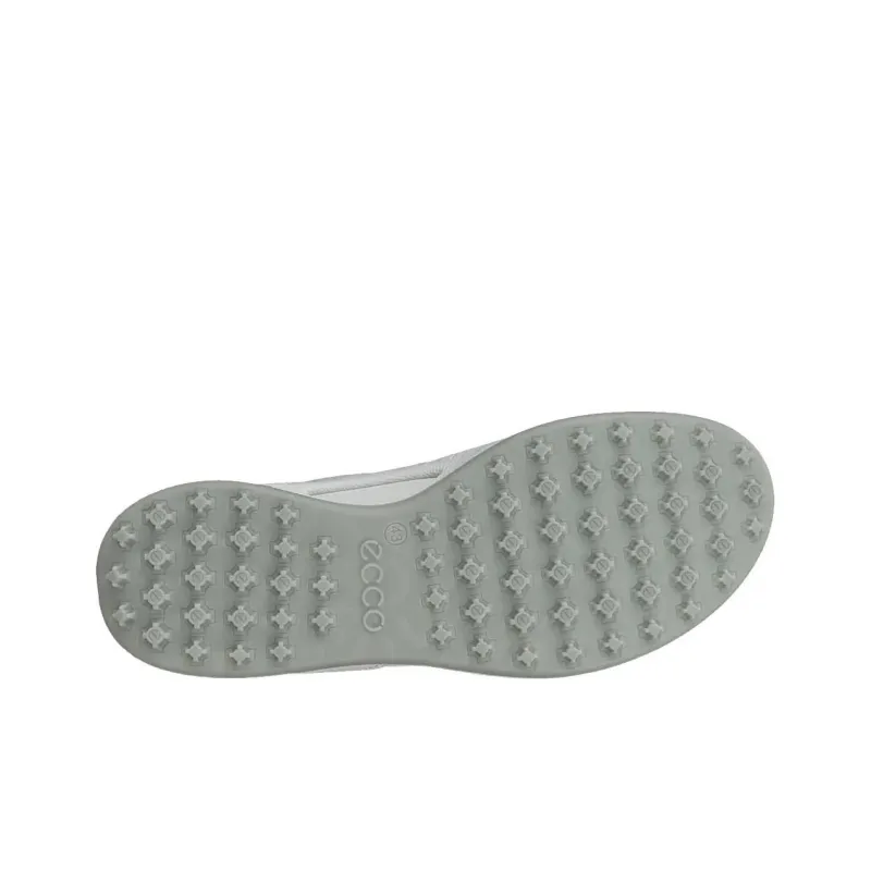 Ecco Slip Resistant Low Top Golf Shoes Men's White-3