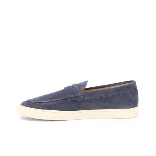 Brunello Cucinelli Penny-slot Suede Loafers