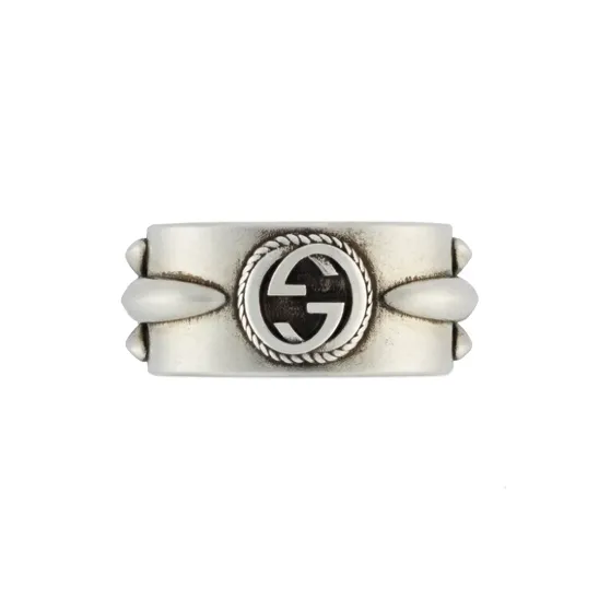 GUCCI 925 Sterling Silver Rings Women's Silver-2