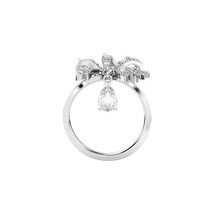 Swarovski Volta Rhodium Plated Rings Women's Silver-3