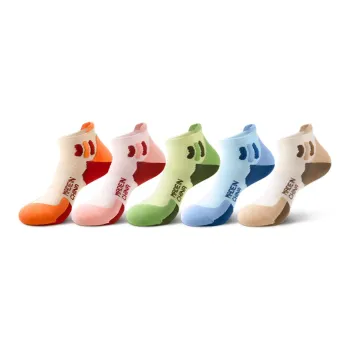 Taste The Color Ankle Socks Women's 5 Pack