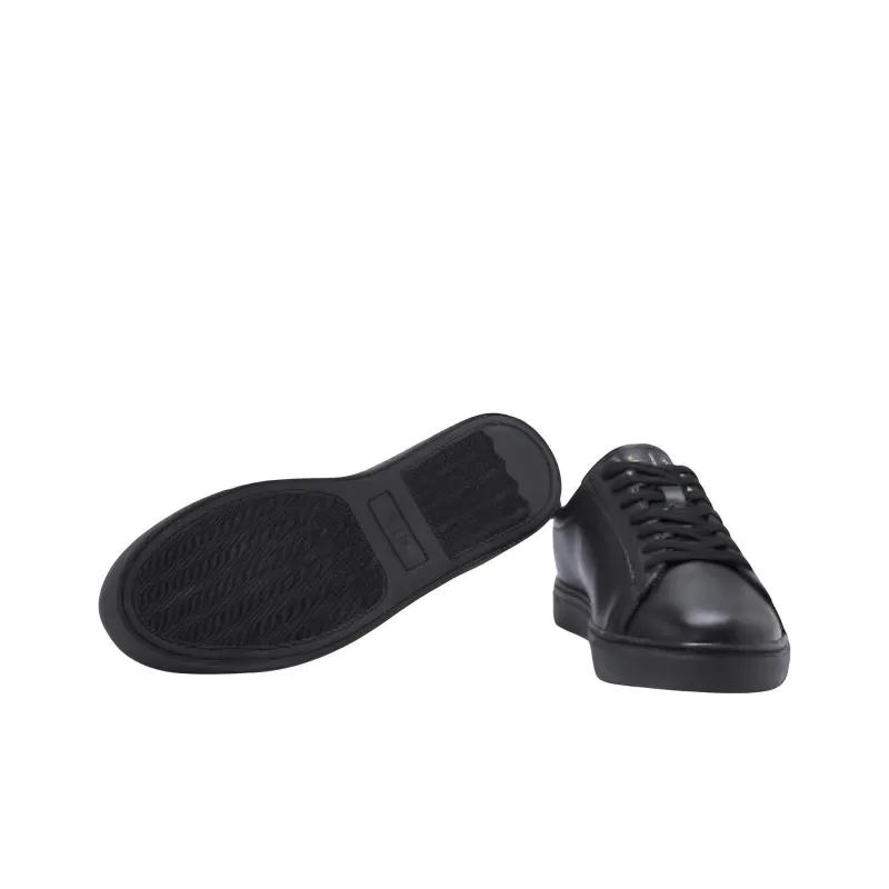 ARMANI EXCHANGEAE Low Top Skateboard Shoes Men's Black-4