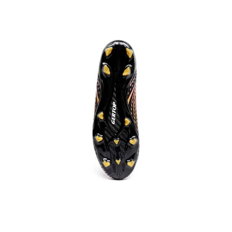 GERTOP Cushioning Anti-Slip Wear-Resistant Breathable Balance Lightweight Soccer Shoes Unisex-2