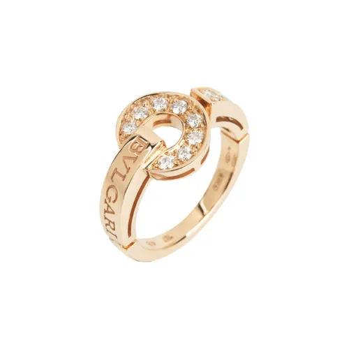 BVLGARI BVLGARI Series Rings Women's Rose Gold - Shopping Bag Included