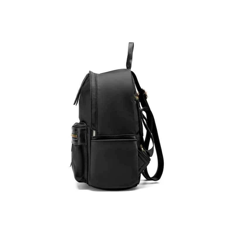 JOSINY Fabric Backpack Women's Black/Apricot-1