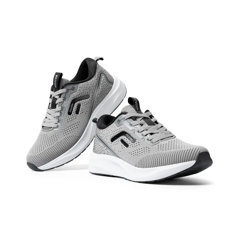 Fitville Running Shoes Men Low Top Dusty Gray, Iceberg Blue-12