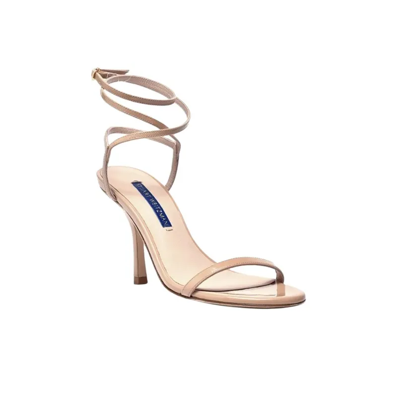 Stuart Weitzman/SW Merinda Strap Sandals 10cm Women's Nude-2