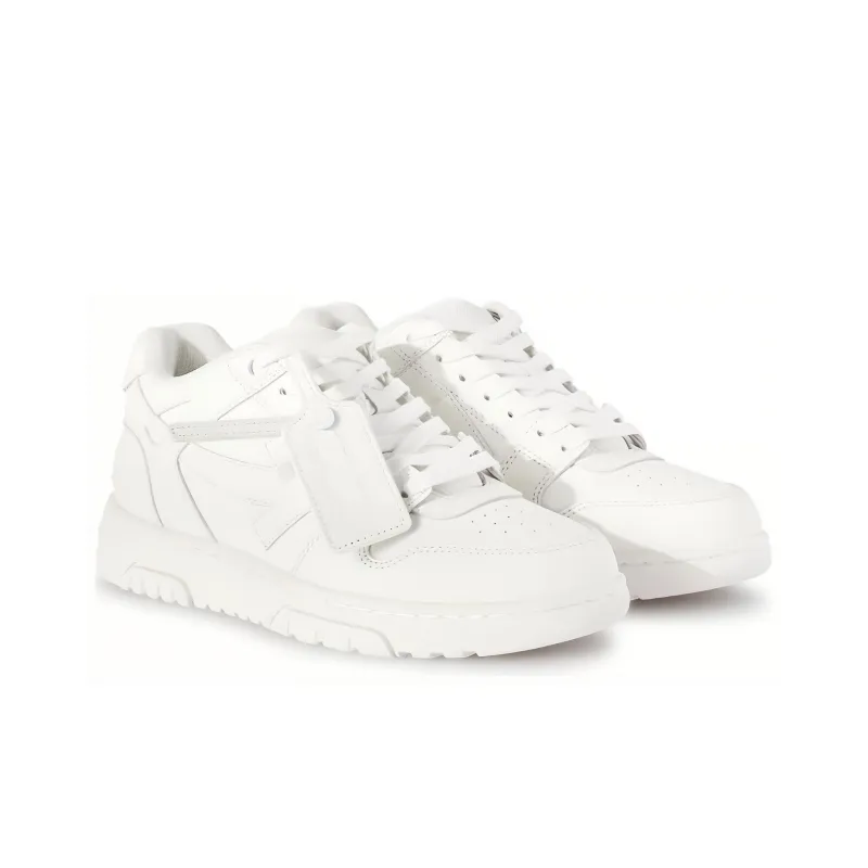 OFF WHITE Out Of Office Leather Sneakers 'White' Women's-1