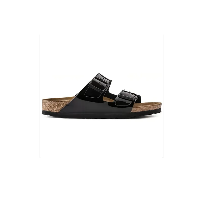 Birkenstock Arizona Birko-Flor Patent Black Women's-1