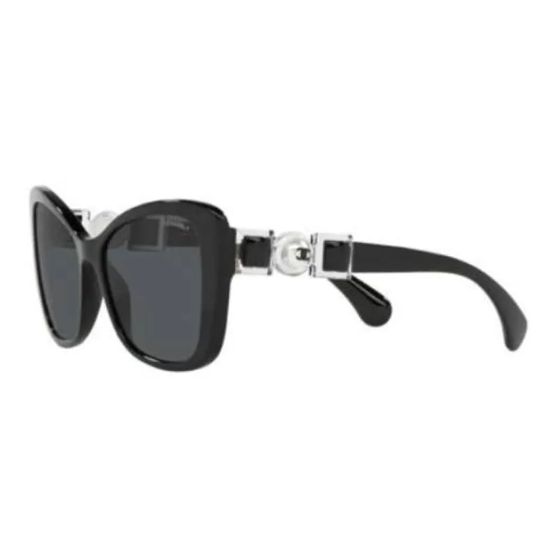 CHANEL Butterfly Sunglasses Women's Black-1