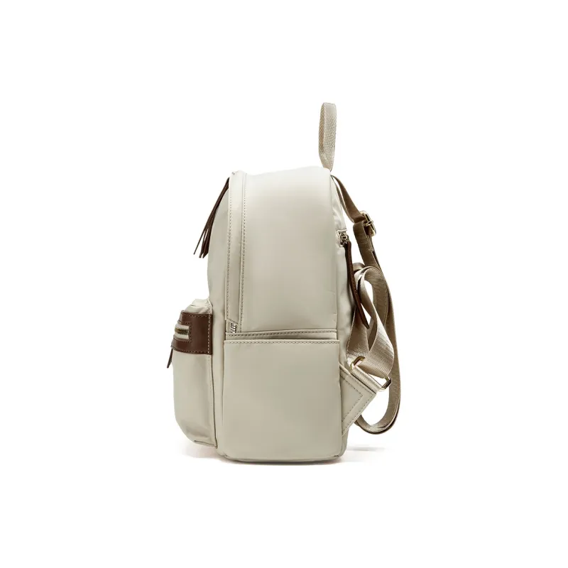 JOSINY Fabric Backpack Women's Black/Apricot-5