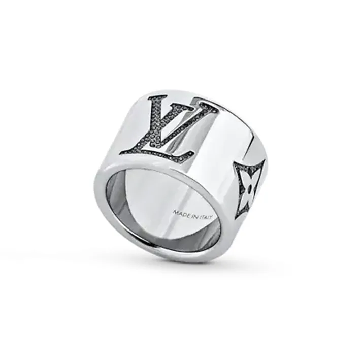 LOUIS VUITTON Monogram Rings Unisex-1