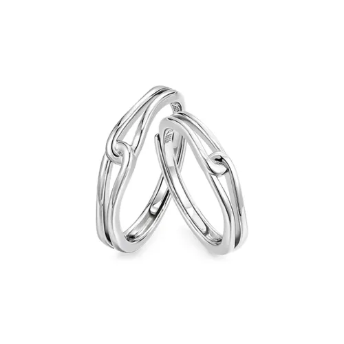 KADER S925 Silver Rings Unisex Silver White
