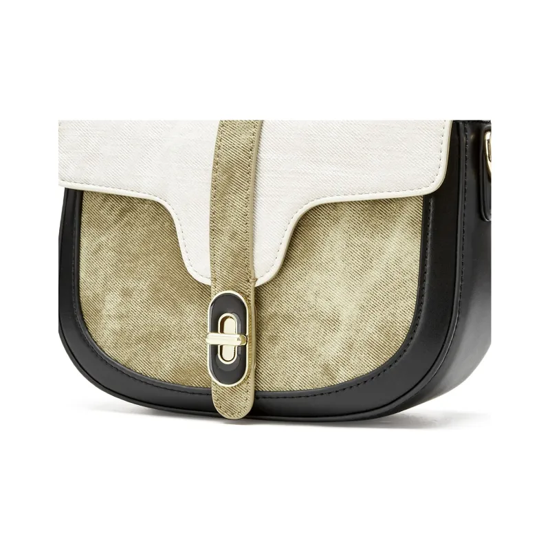JOSINY PU Shoulder Bag Women's Gray Blue/Apricot-12