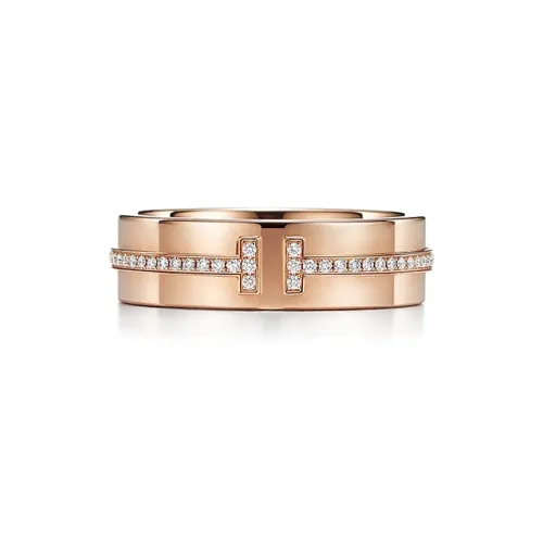 TIFFANY & CO. T Rings Women's Rose Gold