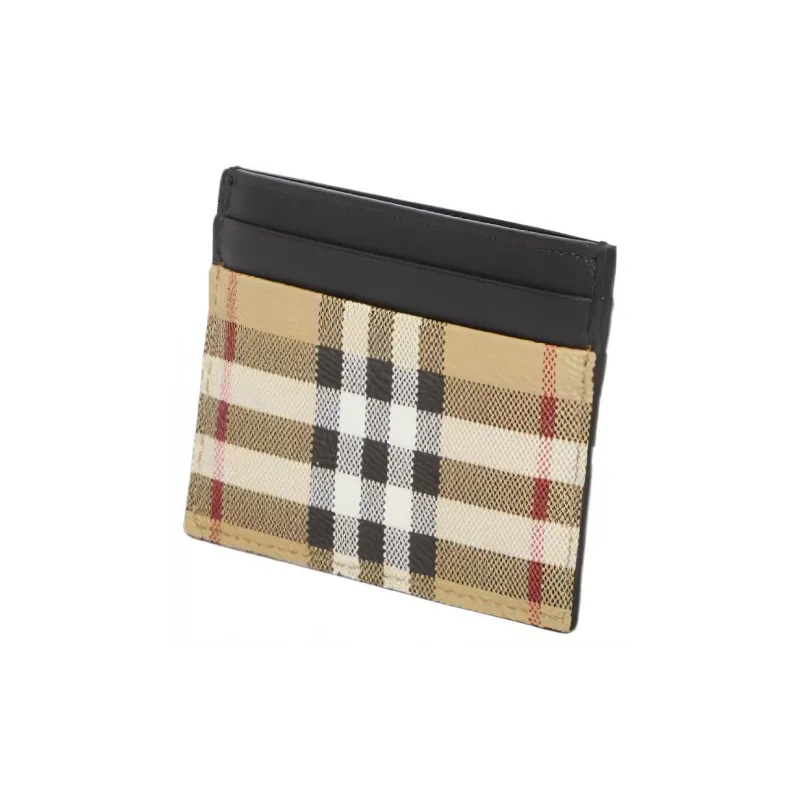Burberry Vintage Check Card Holder 'Archive Beige'-2