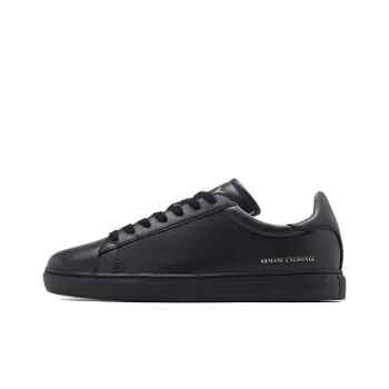 ARMANI EXCHANGEAE Low Top Skateboard Shoes Men's Black