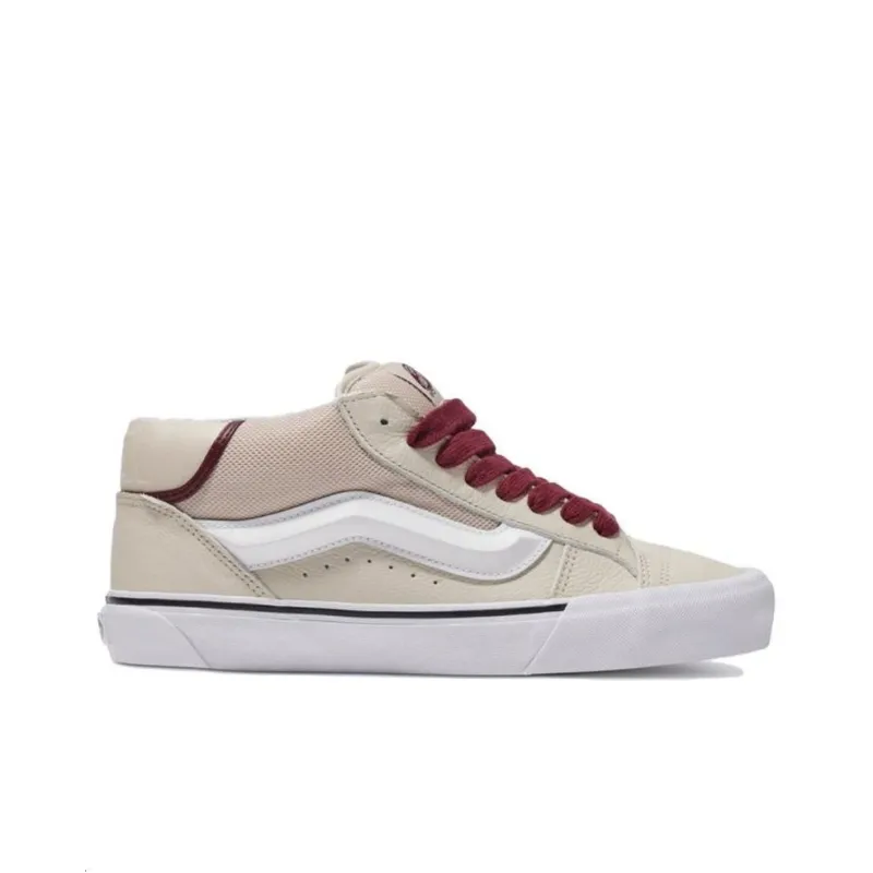 Vans Cushioned Slip Resistant Mid Top Casual Shoes Unisex Colored Sand-1