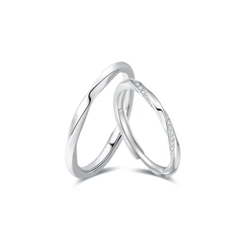 TRUE ME Rings Unisex Mobius Couple Rings