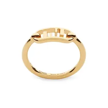 FENDI O'Lock Brass Rings Unisex
