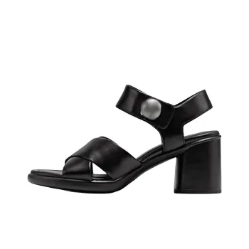 Ecco One Strap Sandals 7cm Women's Black