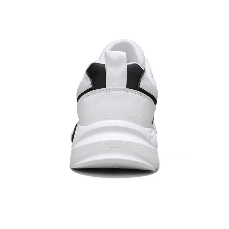 Warrior Ink Wash Painting Collection Height Increasing Low-Top Chunky Sneakers Men's White Blue-12