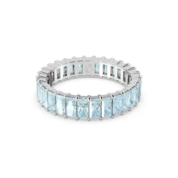 Swarovski Matri Synthetic Cubic Zirconia Rings Women's Blue