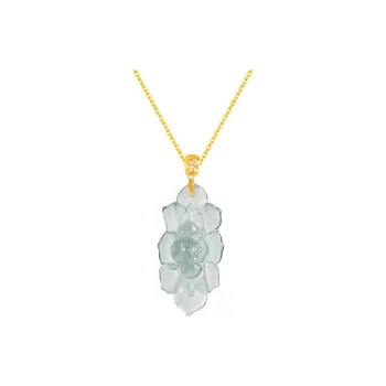 BYTHERE Ice Glutinous Jadeite Necklaces Women's