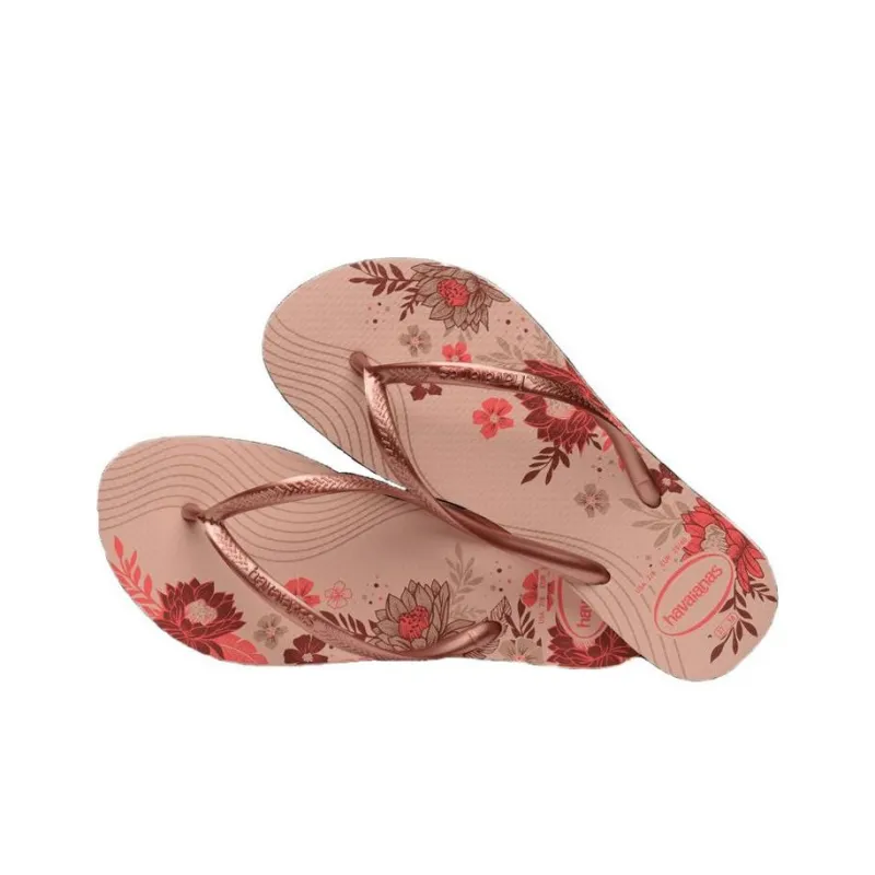 Havaianas Abrasion Resistant Flip Flops Women's Gold-2