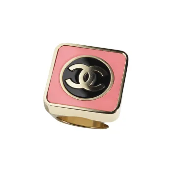 CHANEL Metal Rings Women's Pink