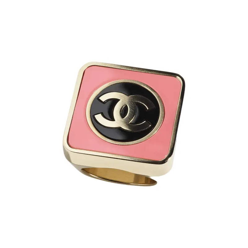 CHANEL Metal Rings Women's Pink-0