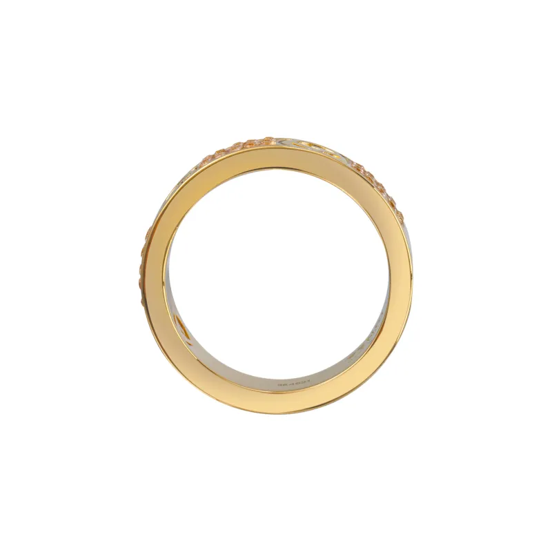 FENDI 21th Century Plated F Is FENDI Crystal Band Costume Ring-0