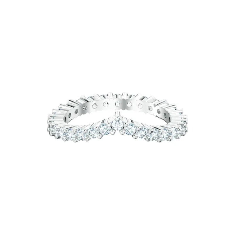 Swarovski Rhodium Plated Rings Women's White Gold Plated-2