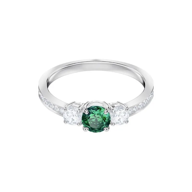 Swarovski Attract Trilogy Rings Women's Silver-0