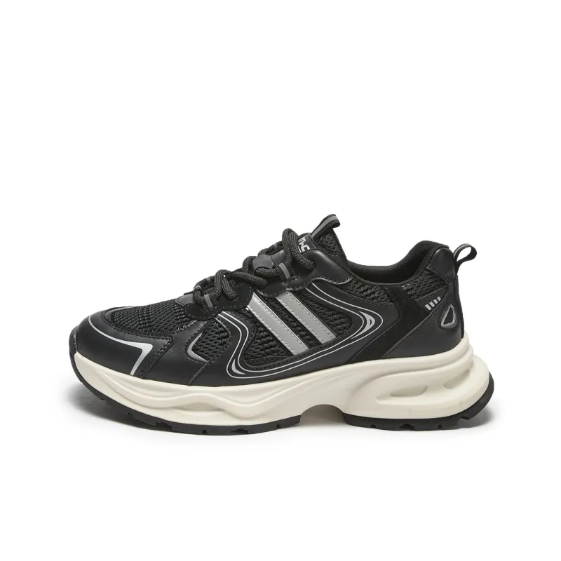 Hotwind Height Increasing Breathable Low-Top Chunky Sneakers Men's-0